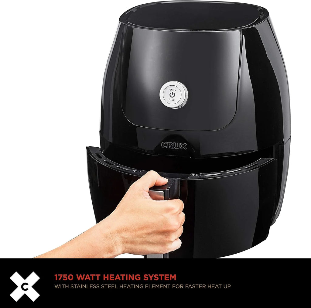 6 Quart Digital Air Fryer with Nonstick Removable Pan D277