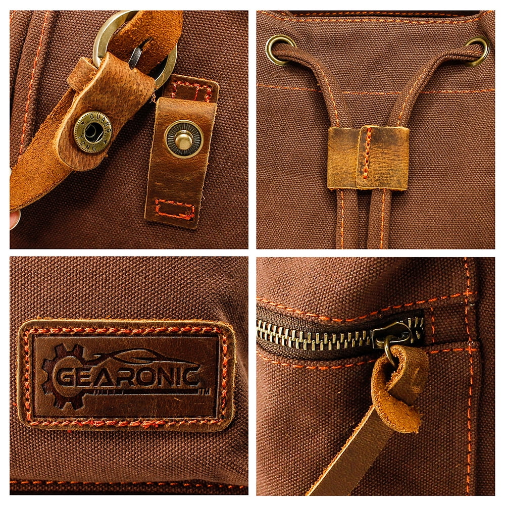 Vintage Canvas Military Backpack L882