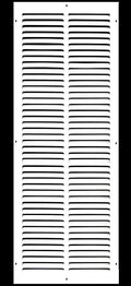 12"w X 24"h Steel Return Air Grilles - White Y42592