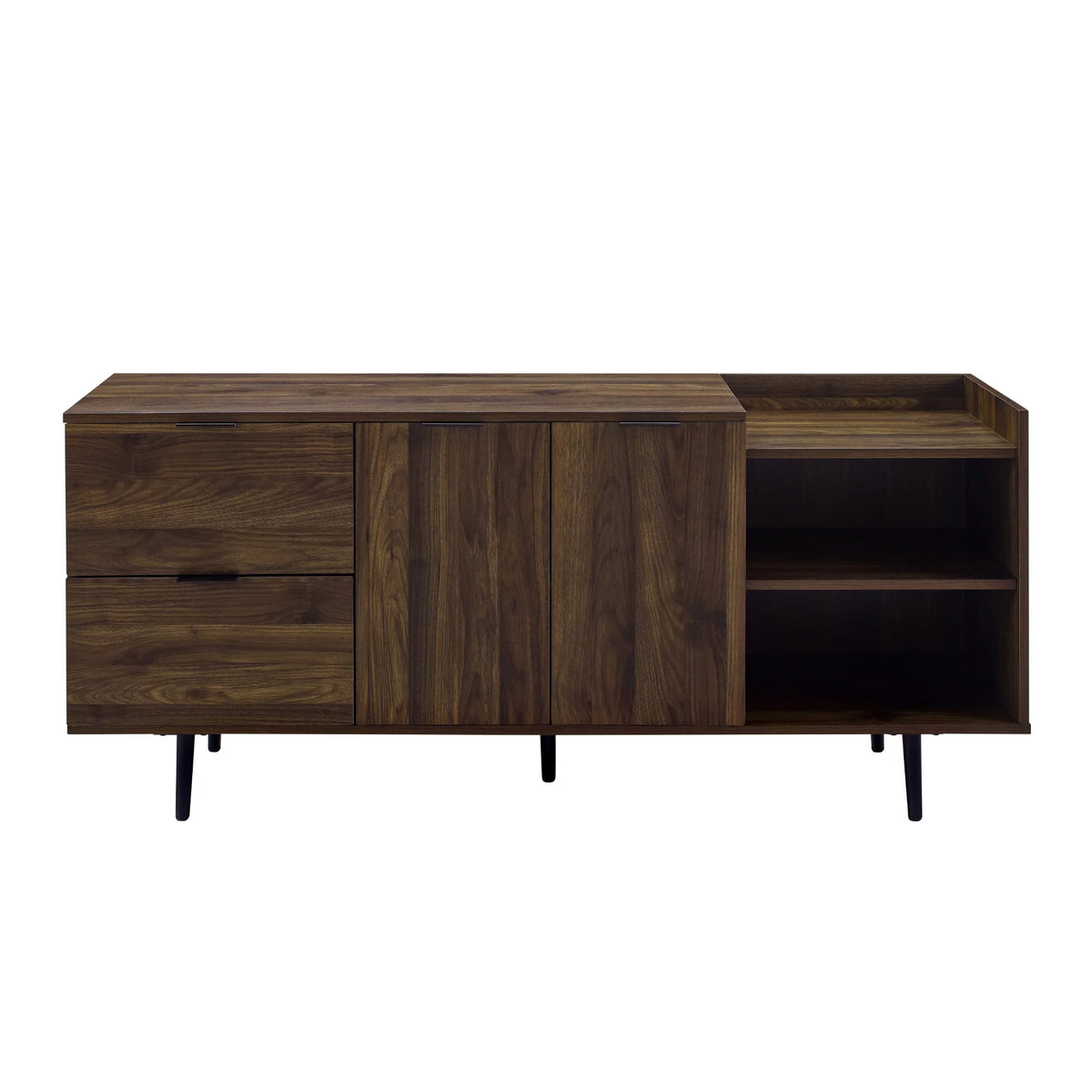 Dark Walnut Modern TV Stand P13792