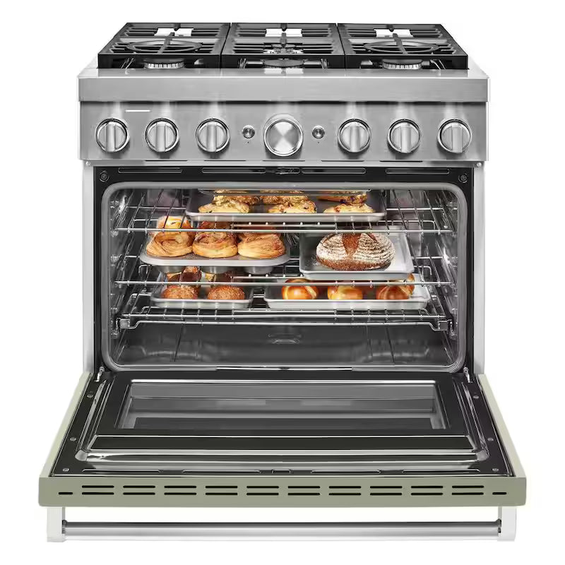 5.1 cu. ft. Dual Fuel Range with 6-Burners C25156