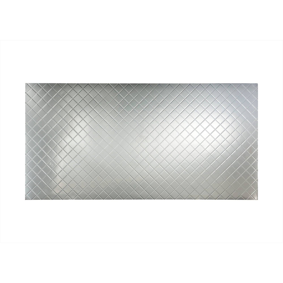 Glue Down Vinyl Wall Panel Brushed Aluminum M654221