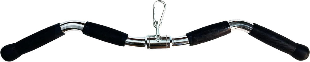 Solid Steel Tricep Press Down Bar with Rubber Handgrips V9788