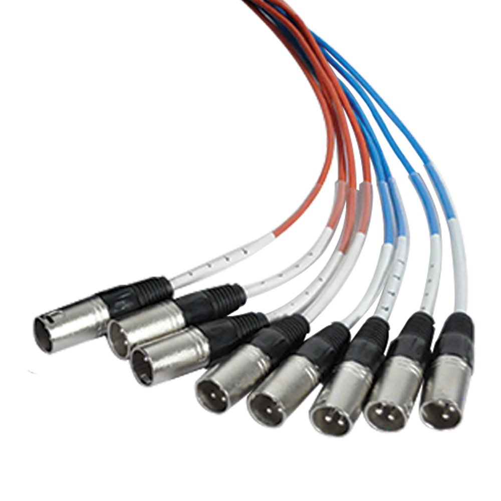 6 Channel 30-Feet Pro Audio Sub Snake Cable S3615