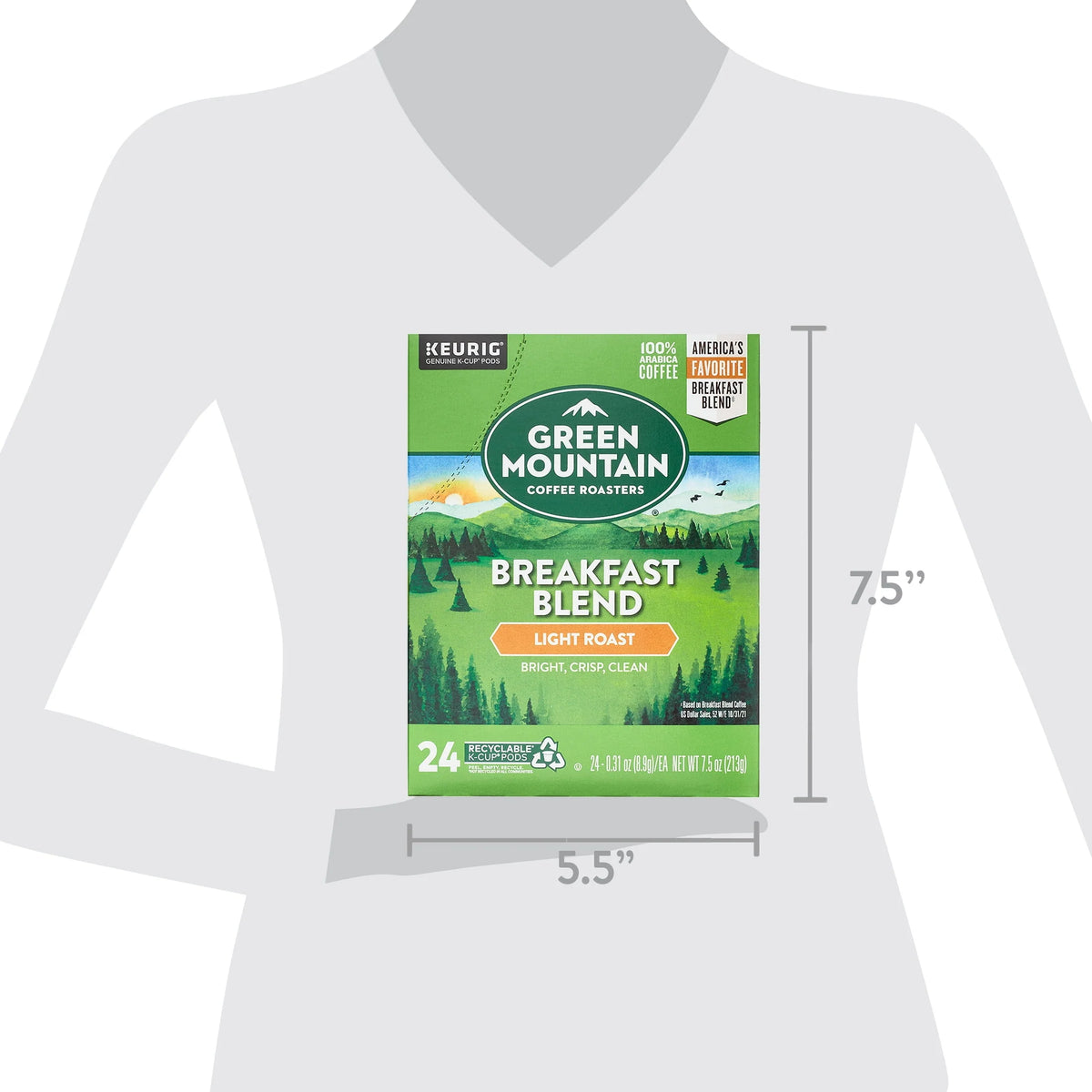 Light Roast K-Cup Coffee Pods, 24 Count L263739