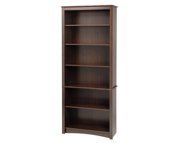 Espresso 6-Shelf Bookcase P3559