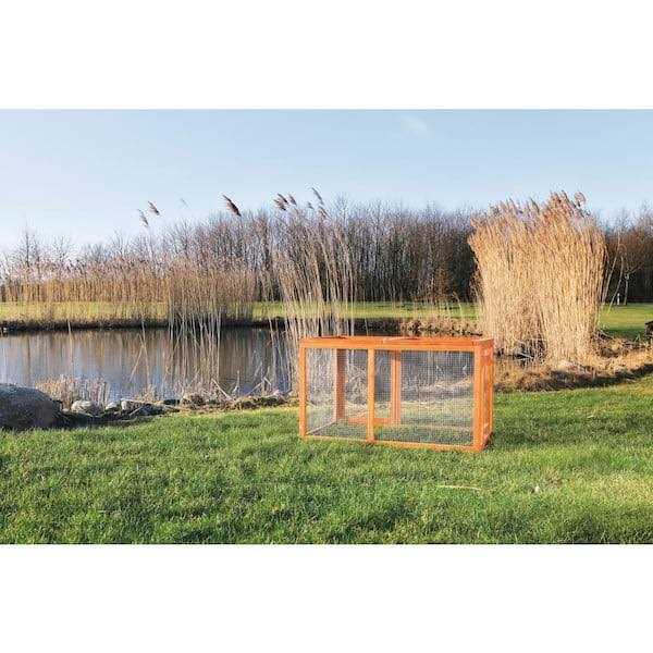Large Metal Chicken Coop Walk-in Poultry Cage with Waterproof Cover Q366