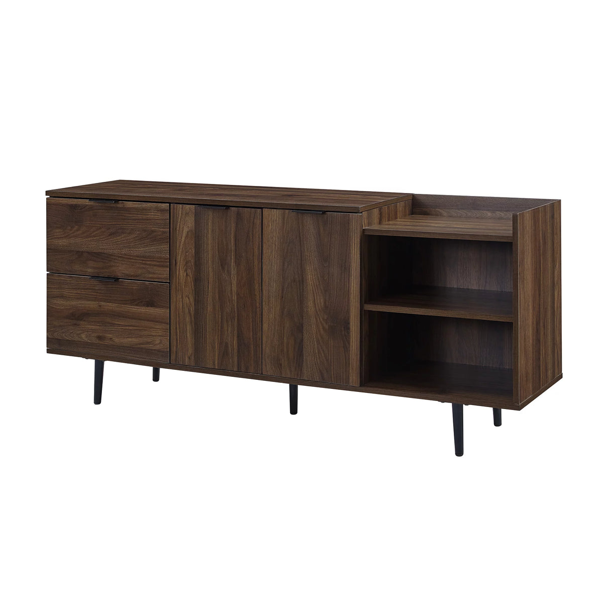 Dark Walnut Modern TV Stand P13792