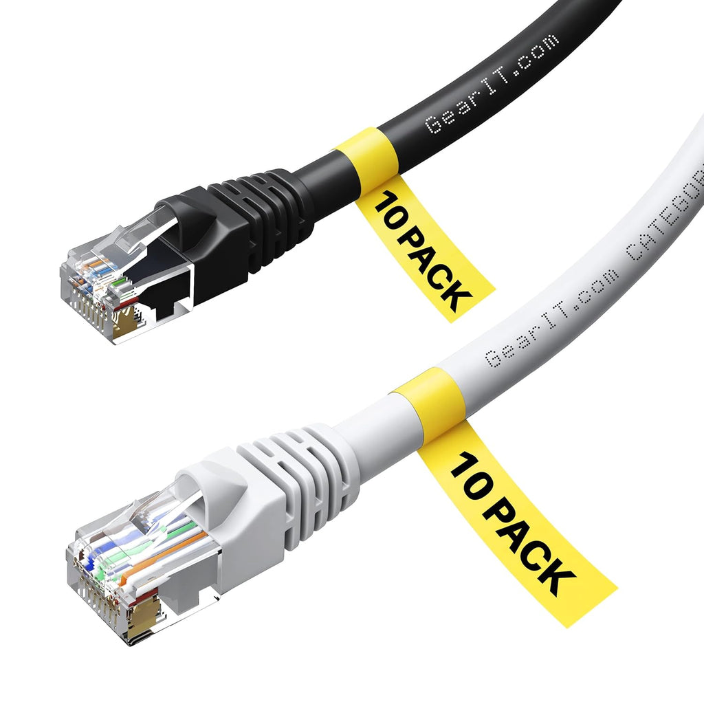 Cat6 Ethernet Cable 6 Feet 20-Pack Pure Copper RJ45 G524724