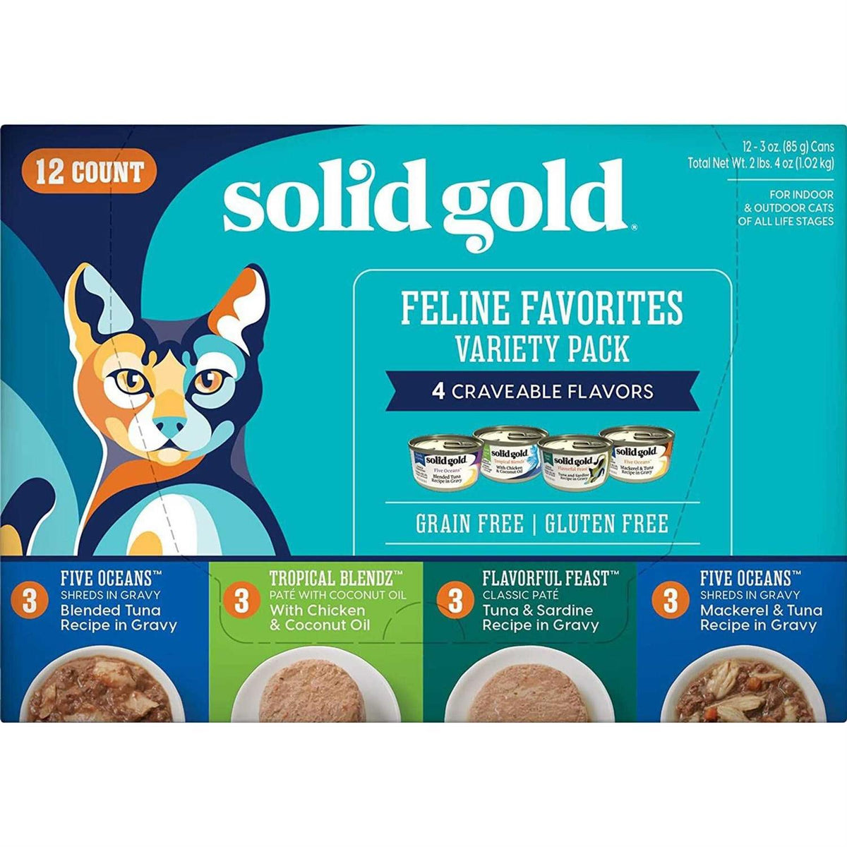 Adult Wet Cat Food Variety Pack E683