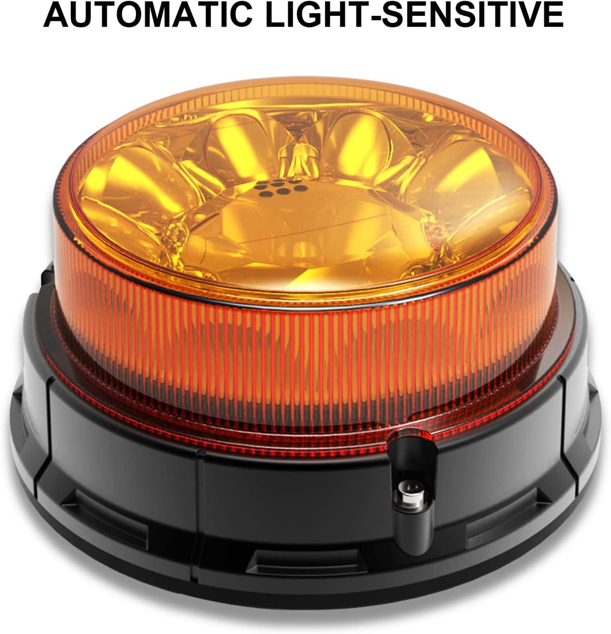 Class II LED Beacon Light 6.6", 80W Automatic Warning Lights, Pack of 2 J3437