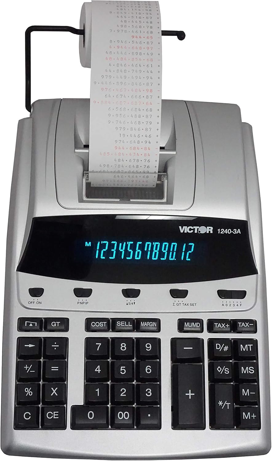 12 Digit Heavy Duty Commercial Printing Calculator Z925