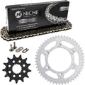 Drive Sprocket Chain Combo Front 13 Rear 51 Tooth 520NZ Standard 114 Links E37694