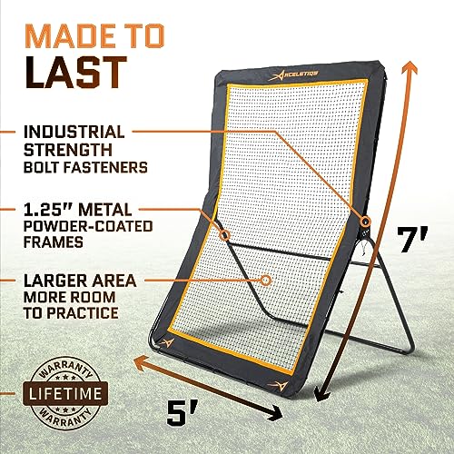 5x7 Feet Lacrosse Rebounder with Carry Bag V39145