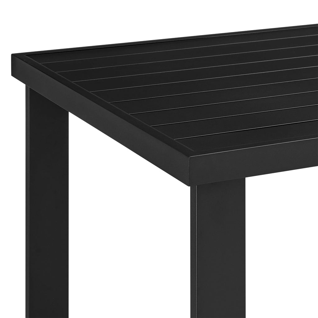 Black Patio Bar Height Dining Table K99421