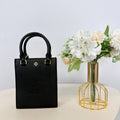 Black Leather Shoulder Bags H137090