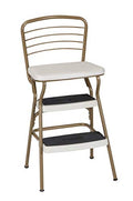Black Chair and Step Stool N3489