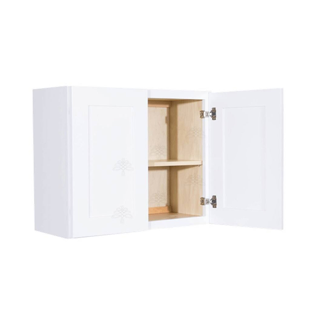 White Painted Maple Wall Cabinet L318