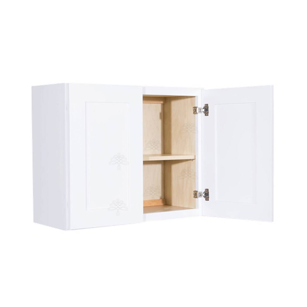 White Painted Maple Wall Cabinet L318