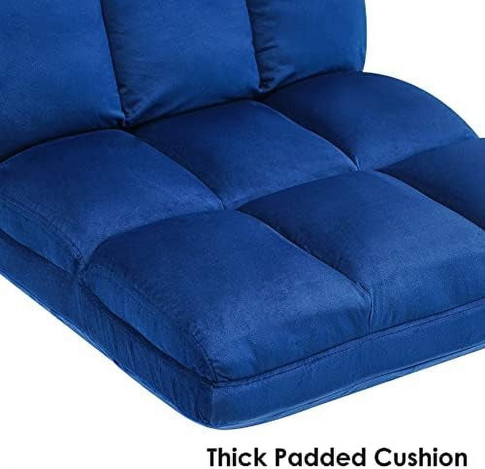Yellow Velvet Accent Chair with Ottoman K31546
