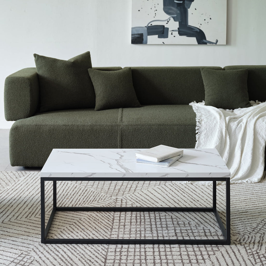 White Marble Coffee Table Z836410