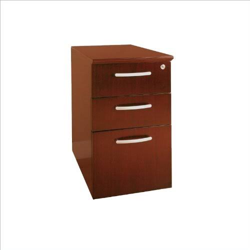 Mahogany Box-Box-File Pedestal Z5112