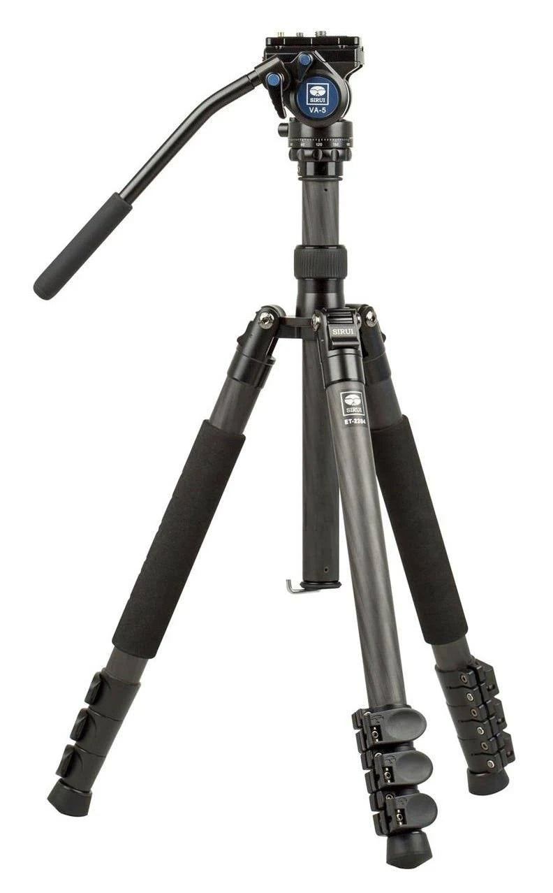 Carbon Fiber Travel Tripod with Video Head M509937