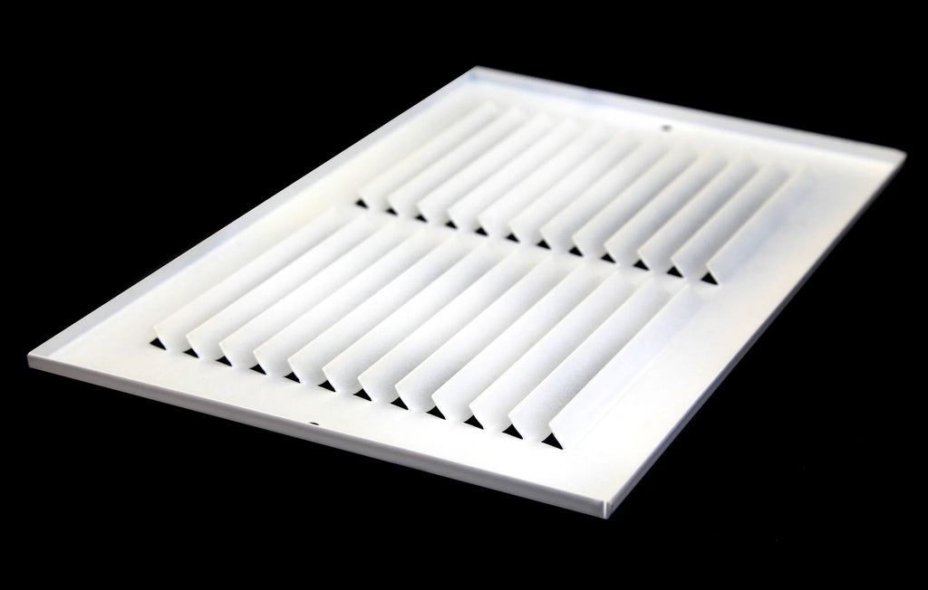 12"w X 24"h Steel Return Air Grilles - White Y42592