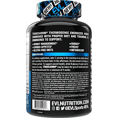Thermogenic Fat Burner Supplement 60 Servings T2795
