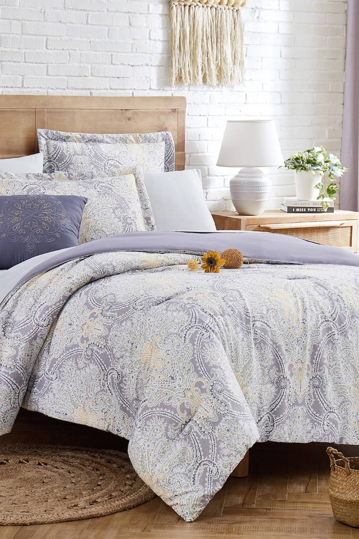 Printed 8-Piece California King Bed Set F754