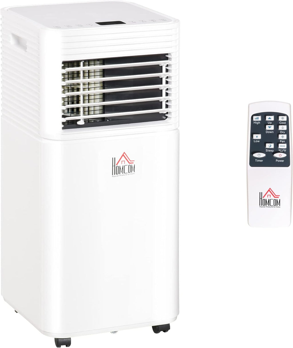 White Mobile Portable Air Conditioner with Remote Control S952