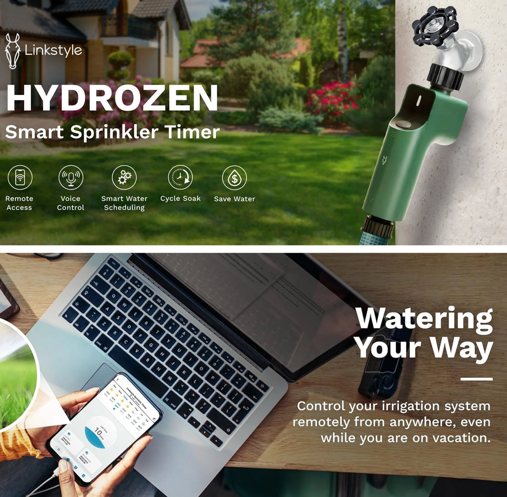 Wi-Fi Faucet Water Timer Controller with App & Voice Controls V96409