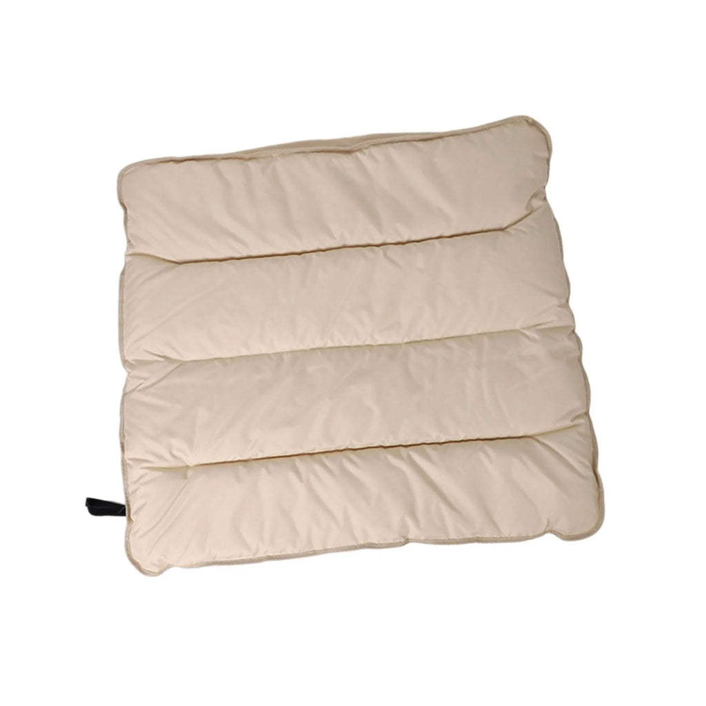 Khaki Folding Beach Lounger Cushion 103cmx91cm A68121