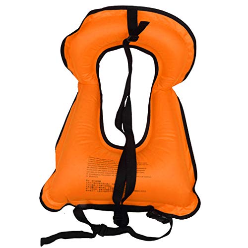 Inflatable Snorkel Vest Adult Snorkeling Jackets L4461