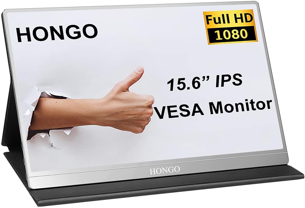 Narrow Frame Portable Monitor with Foldable Stand G295889