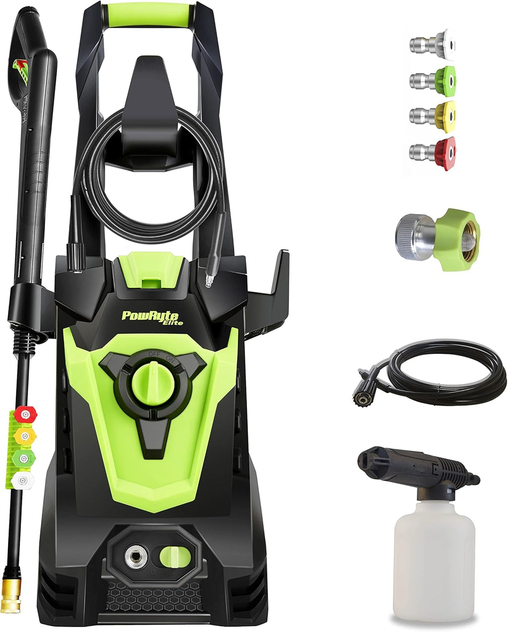 2200 PSI 2.0 GPM Electric Pressure Washer with 4 Nozzles Foam Cannon X62083