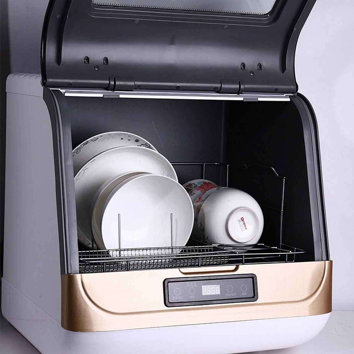 Portable Countertop Dishwasher with Drying Function B206