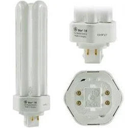 6-Pack 42-Watt Triple Tube Compact Fluorescent Light Bulb, 3000K, 3200 Lumens, 82 CRI, T4 Shape, 4-Pin GX24q-4 Base W169190