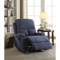 Blue Velvet Recliner E143