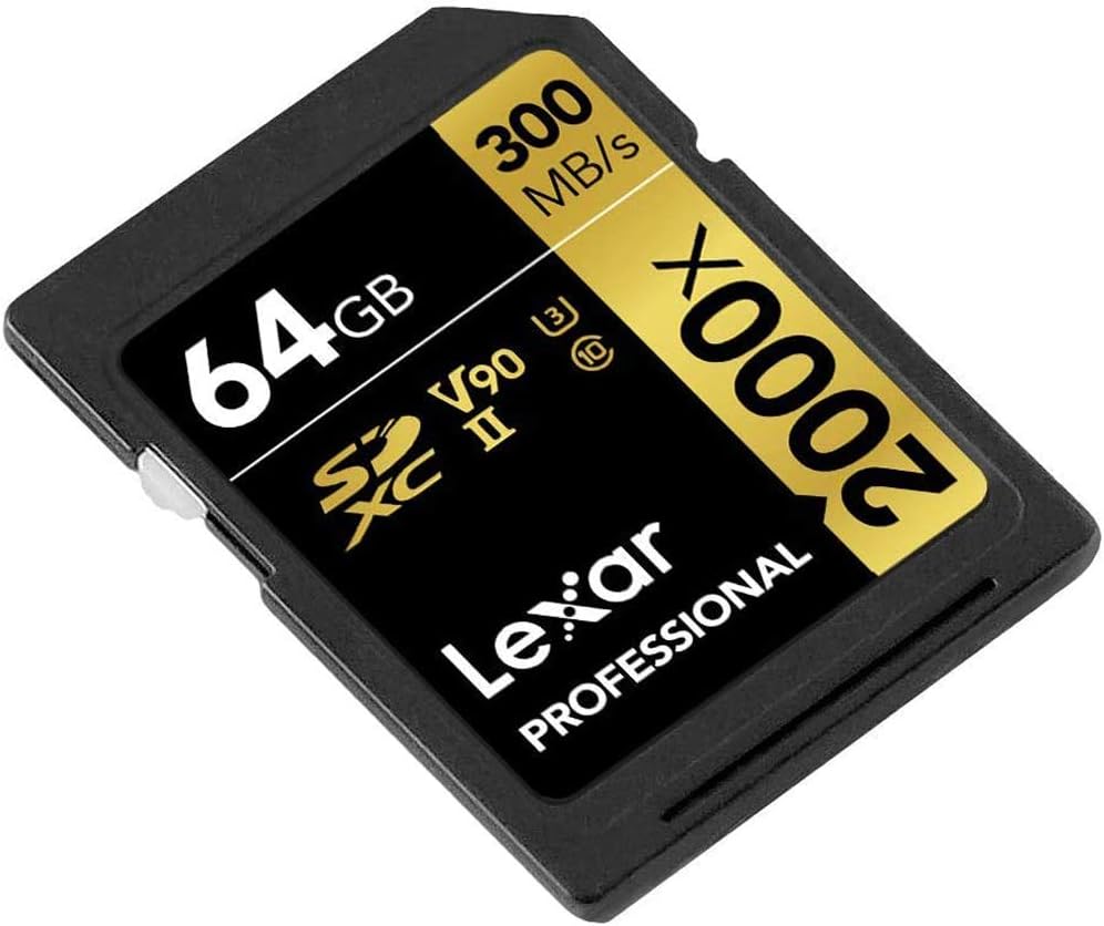 64GB SDXC UHS-II Memory Card with Reader & Case N518684