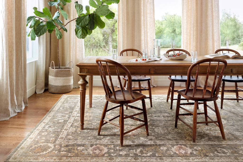Sage/Blush 2'-7" x 8'-0" Area Rug S4423