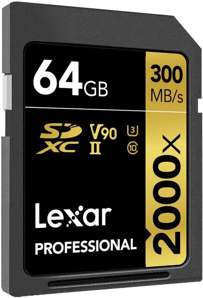 64GB SDXC UHS-II Memory Card with Reader & Case N518684