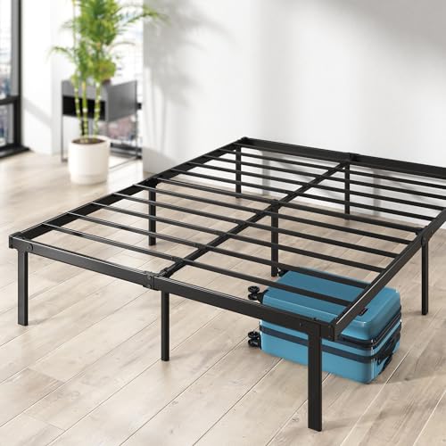 14 Inch Black Metal Platform Bed Frame, Twin R3753