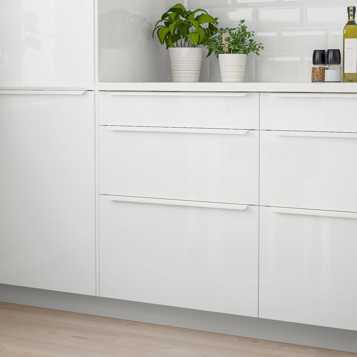 High Gloss White Drawer Front N265