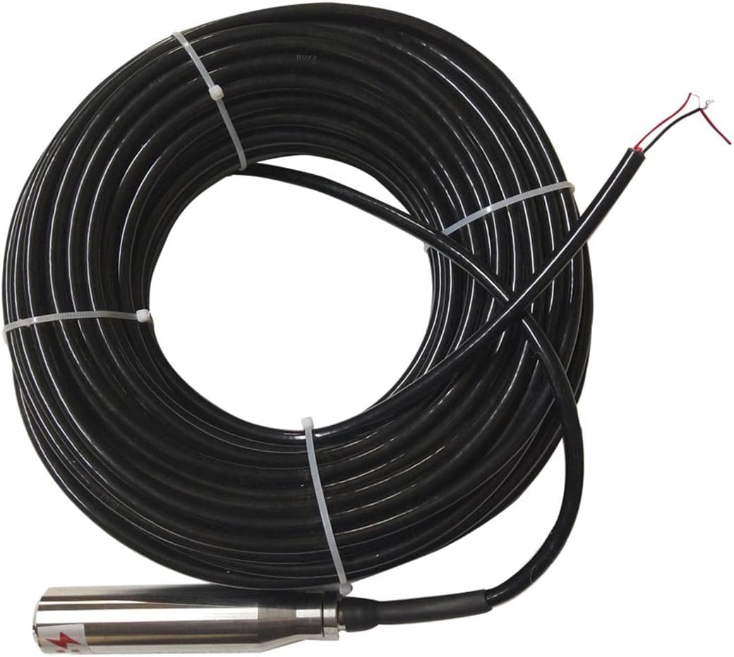 24-32V DC Water Level Sensor 4-20mA 316 Stainless Steel 0-20m with 20m Cable Pack of 2 R15239