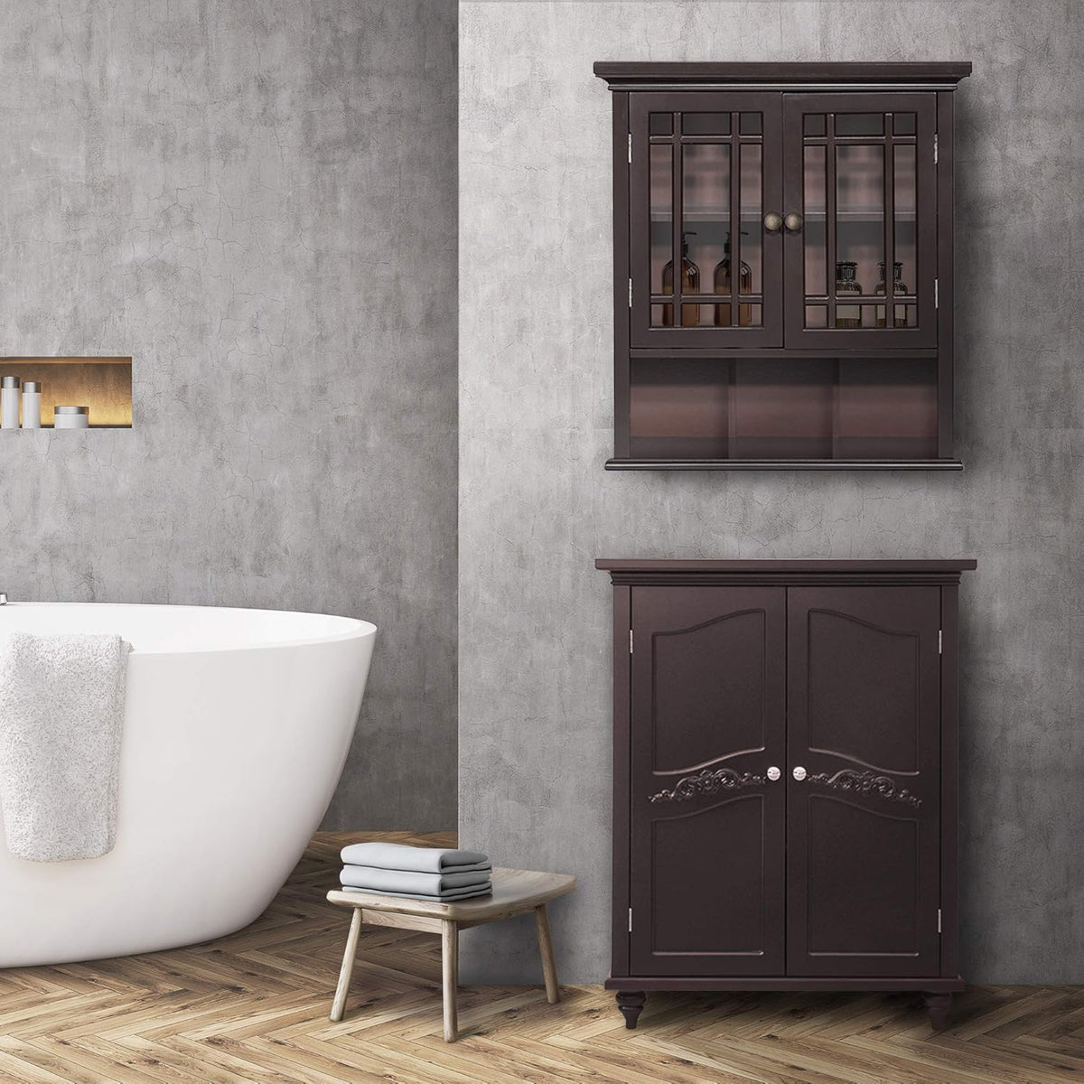 Wall Cabinet with 2-Door and Shelf X8111