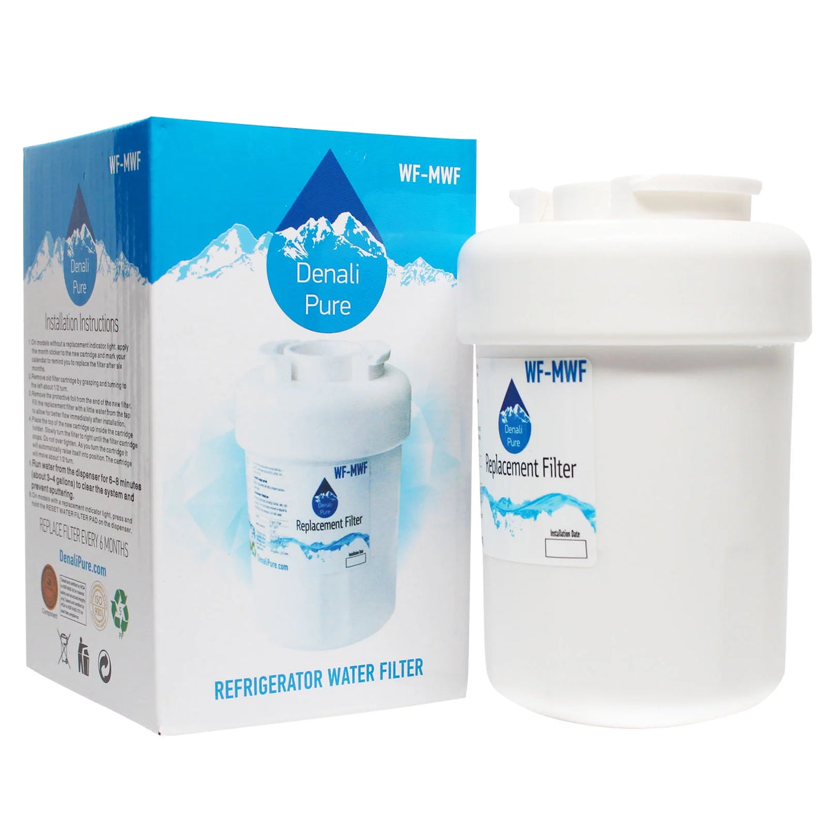 2-Pack Refrigerator Water Filter Cartridge D2285