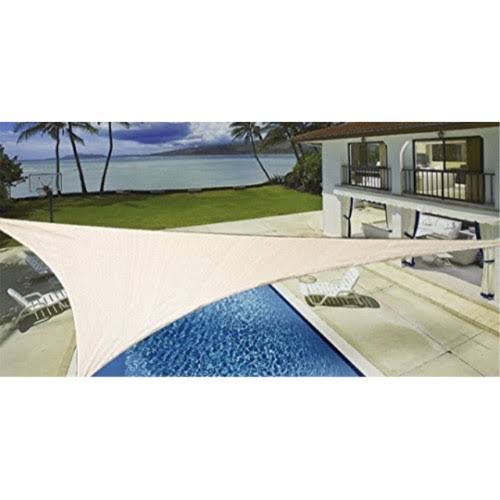 Sand Color 16 ft Oversized Sun Shade Sail Canopy S272