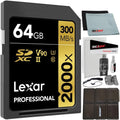 64GB SDXC UHS-II Memory Card with Reader & Case N518684