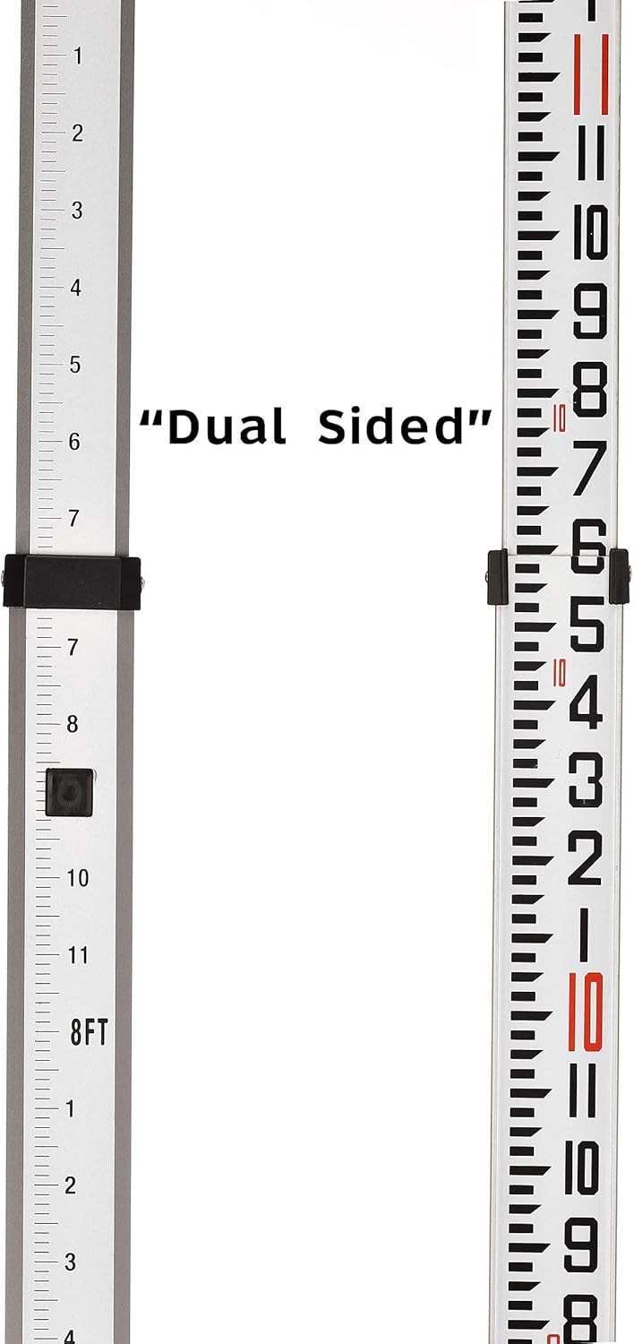 3 Meter Dual Sided Aluminum Telescopic Grade Rod with Carrying Case Z518453